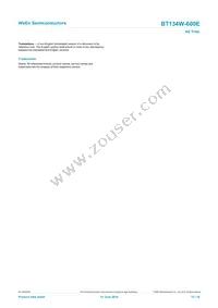 BT134W-600 Datasheet Page 15