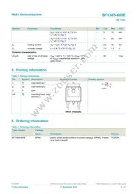 BT136S-600E Datasheet Page 2