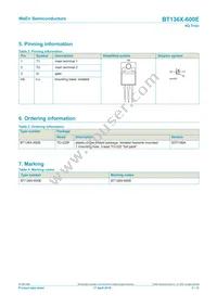 BT136X-600E/DG Datasheet Page 2