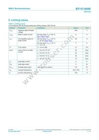 BT137-600E/DG Datasheet Page 3