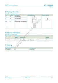 BT137-800E Datasheet Page 2