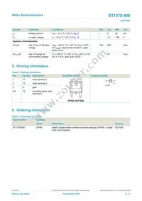 BT137S-600 Datasheet Page 2