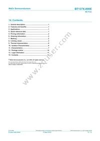 BT137X-800E Datasheet Page 13