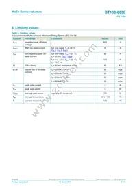 BT138-600E/DGQ Datasheet Page 3