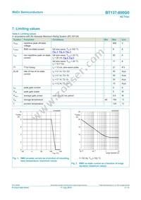 BT138-600G0Q Datasheet Page 3