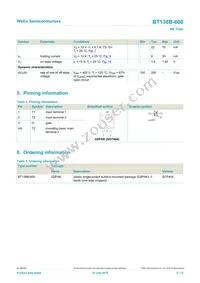 BT138B-600 Datasheet Page 2