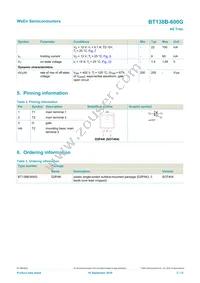 BT138B-600G Datasheet Page 2