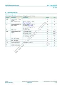 BT139-600E/DG Datasheet Page 3