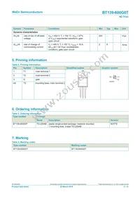 BT139-600G0TQ Datasheet Page 2