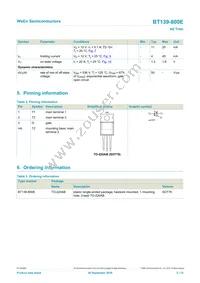 BT139-800E Datasheet Page 2