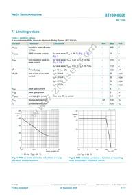 BT139-800E Datasheet Page 3