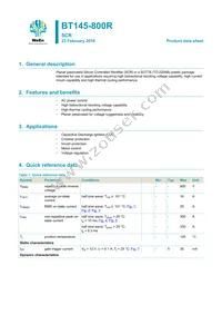 BT145-800R Datasheet Cover