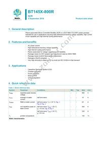 BT145X-800RQ Datasheet Cover