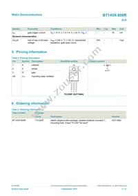 BT145X-800RQ Datasheet Page 2