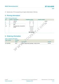 BT148-400R Datasheet Page 2