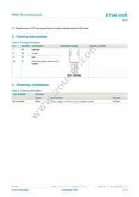 BT148-500R Datasheet Page 2