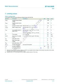 BT148-500R Datasheet Page 3