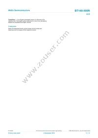 BT148-500R Datasheet Page 11