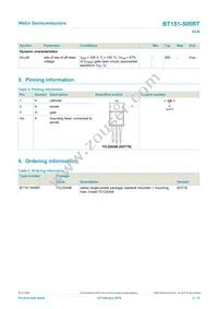 BT151-500RT Datasheet Page 2