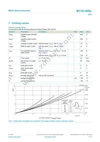 BT151-650L Datasheet Page 3