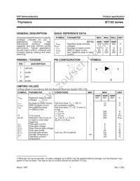 BT152-400R Datasheet Page 3