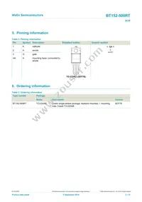 BT152-500RT Datasheet Page 2