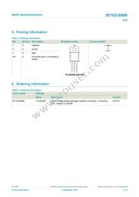 BT152-800R Datasheet Page 2