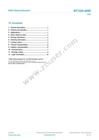 BT152X-400R Datasheet Page 12