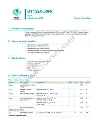 BT152X-800R Datasheet Cover