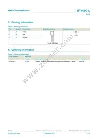 BT169G-LML Datasheet Page 2