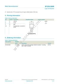 BT258-500R Datasheet Page 2