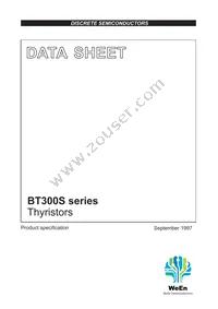 BT300S-600R Datasheet Cover