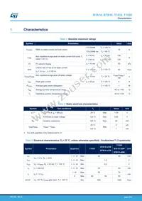 BTA10-400BRG Datasheet Page 2