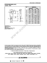 BTA10-400C Datasheet Page 5