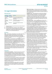 BTA140-600G0TQ Datasheet Page 11