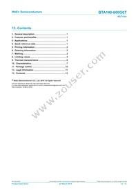 BTA140-600G0TQ Datasheet Page 13