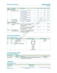 BTA16-600BQ Datasheet Page 2
