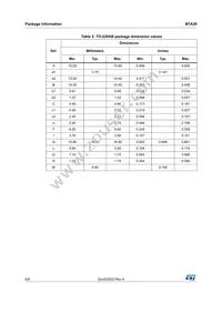 BTA20-700BWRG Datasheet Page 6