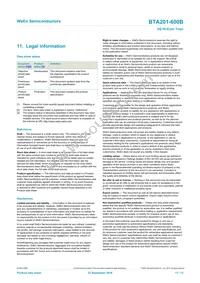 BTA201-600E Datasheet Page 11