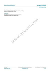 BTA201-600E Datasheet Page 12