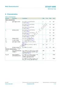 BTA201-800B Datasheet Page 7