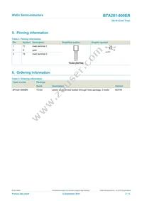 BTA201-800ER Datasheet Page 2