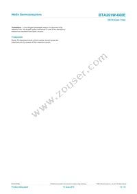 BTA201W-600E Datasheet Page 15
