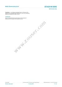 BTA201W-800E Datasheet Page 15