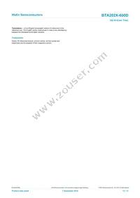 BTA202X-600D Datasheet Page 12