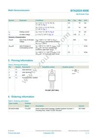 BTA202X-600E Datasheet Page 2