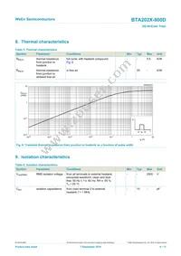 BTA202X-800D Datasheet Page 6