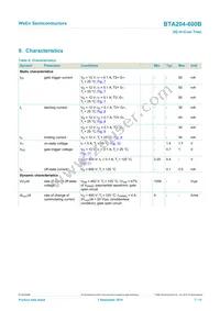 BTA204-600B Datasheet Page 7