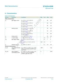 BTA204-800B Datasheet Page 7