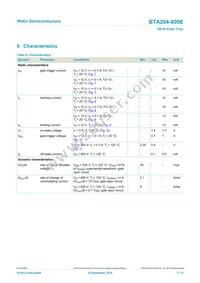 BTA204-800E Datasheet Page 7